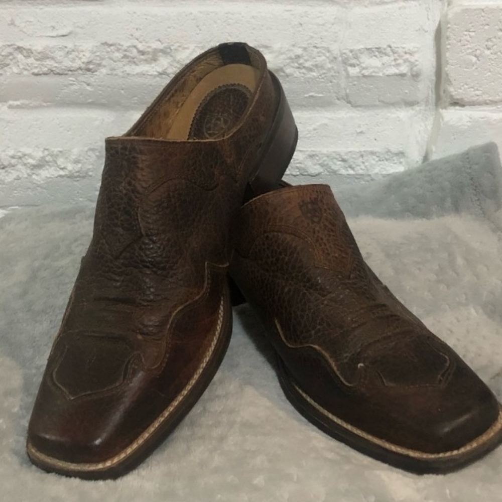 Ariat leather mules